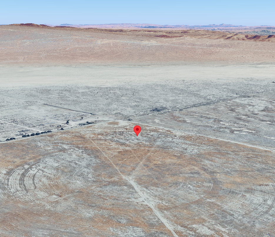 The crash site